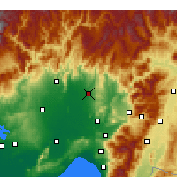 Nearby Forecast Locations - Kadirli - Harita