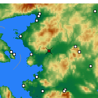 Nearby Forecast Locations - Bergama - Harita