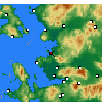 Nearby Forecast Locations - Aliağa - Harita