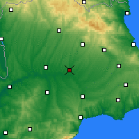 Nearby Forecast Locations - Lüleburgaz - Harita