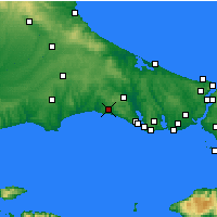 Nearby Forecast Locations - Kavaklı - Harita