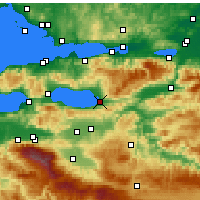 Nearby Forecast Locations - İznik - Harita
