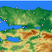 Nearby Forecast Locations - İzmit - Harita