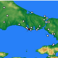 Nearby Forecast Locations - Gürpınar - Harita