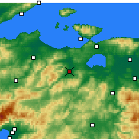 Nearby Forecast Locations - Gönen - Harita