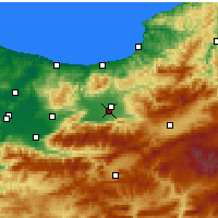 Nearby Forecast Locations - Düzce - Harita