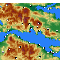 Nearby Forecast Locations - Galaxidi - Harita