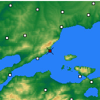 Nearby Forecast Locations - Hoşköy - Harita