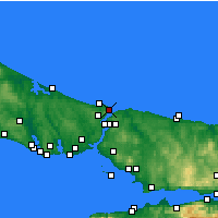 Nearby Forecast Locations - Rumelifeneri - Harita