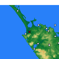 Nearby Forecast Locations - Kaitaia - Harita