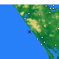Nearby Forecast Locations - Maunganui Bluff - Harita