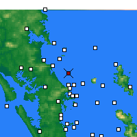 Nearby Forecast Locations - Te Arai Point - Harita