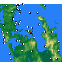 Nearby Forecast Locations - Waiheke Channel - Harita