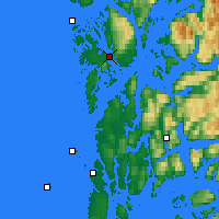 Nearby Forecast Locations - Leirvik - Harita