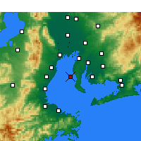 Nearby Forecast Locations - Tokoname - Harita