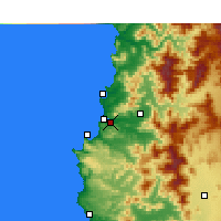 Nearby Forecast Locations - Viña del Mar - Harita