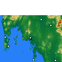 Nearby Forecast Locations - Krabi - Harita