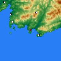 Nearby Forecast Locations - Nahodka - Harita