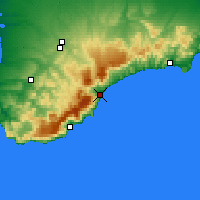 Nearby Forecast Locations - Aluşta - Harita