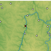 Nearby Forecast Locations - Steubenville - Harita