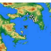 Nearby Forecast Locations - Egine - Harita