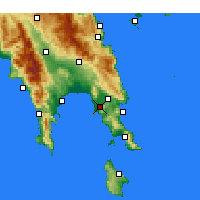 Nearby Forecast Locations - Asopos - Harita