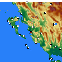 Nearby Forecast Locations - Gümeniçe - Harita