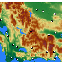 Nearby Forecast Locations - Kerbeneş - Harita
