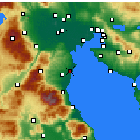Nearby Forecast Locations - Korinos - Harita