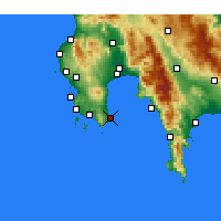 Nearby Forecast Locations - Koron - Harita