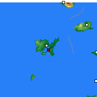 Nearby Forecast Locations - Mondros - Harita