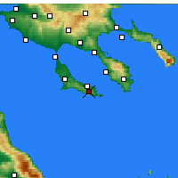 Nearby Forecast Locations - Pallini - Harita