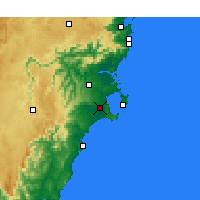 Nearby Forecast Locations - Sanctuary Point - Harita