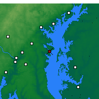 Nearby Forecast Locations - Annapolis - Harita