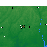 Nearby Forecast Locations - Ozark - Harita