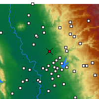 Nearby Forecast Locations - Lincoln - Harita