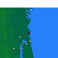 Nearby Forecast Locations - Fernandina Beach - Harita