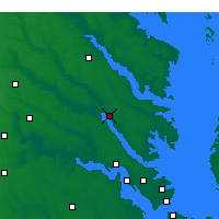 Nearby Forecast Locations - West Point - Harita