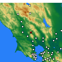 Nearby Forecast Locations - Santa Rosa - Harita