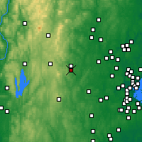 Nearby Forecast Locations - Leominster - Harita