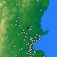 Nearby Forecast Locations - Methuen - Harita