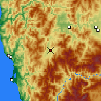 Nearby Forecast Locations - Cave Junction - Harita