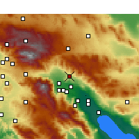 Nearby Forecast Locations - Desert Hot Springs - Harita