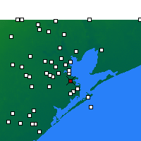 Nearby Forecast Locations - Dickinson - Harita