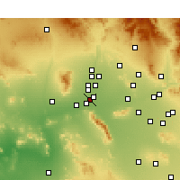 Nearby Forecast Locations - Goodyear - Harita