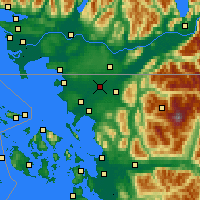 Nearby Forecast Locations - Lynden - Harita