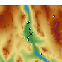 Nearby Forecast Locations - Mohave Valley - Harita