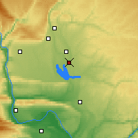 Nearby Forecast Locations - Moses Lake - Harita