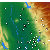 Nearby Forecast Locations - Olivehurst - Harita