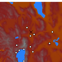 Nearby Forecast Locations - Sun Valley - Harita